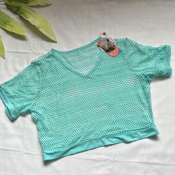 ⭐️nwt As Rose Rich Mesh Crop Top⭐️ - Picture 7 of 8